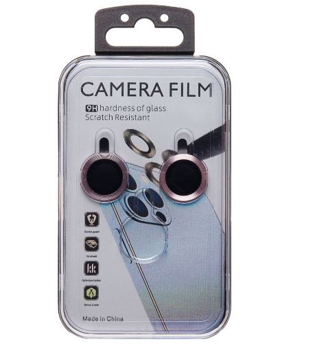 Защитное стекло для камеры CG01 для iPhone 16 /16 Plus, розовый