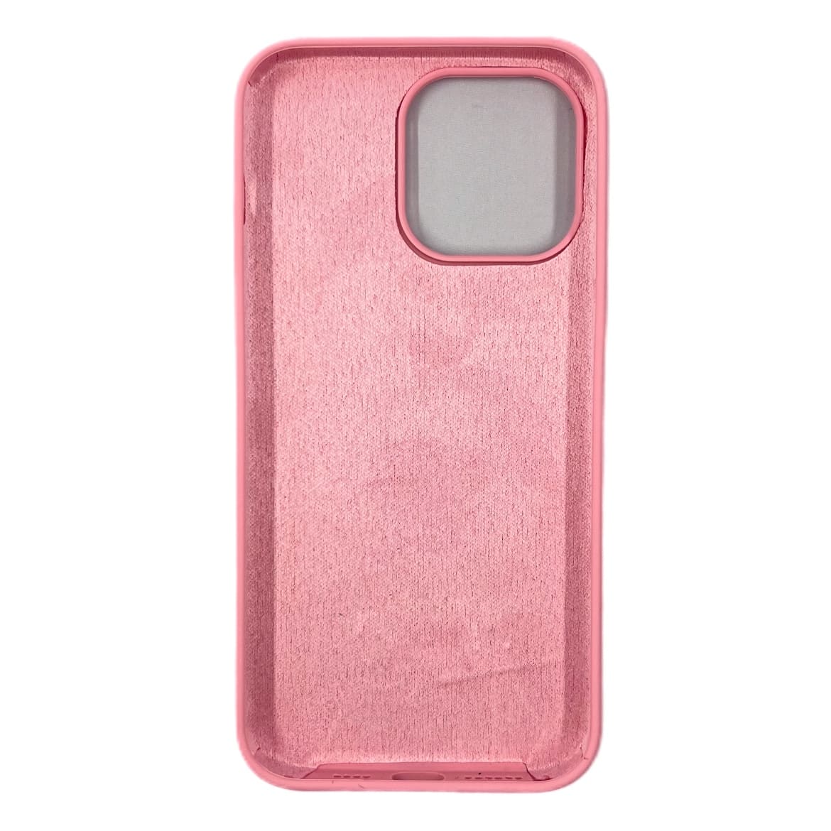 Чехол силиконовый гладкий Soft Touch iPhone 14 Pro Max, розовый №6 (закрытый низ)