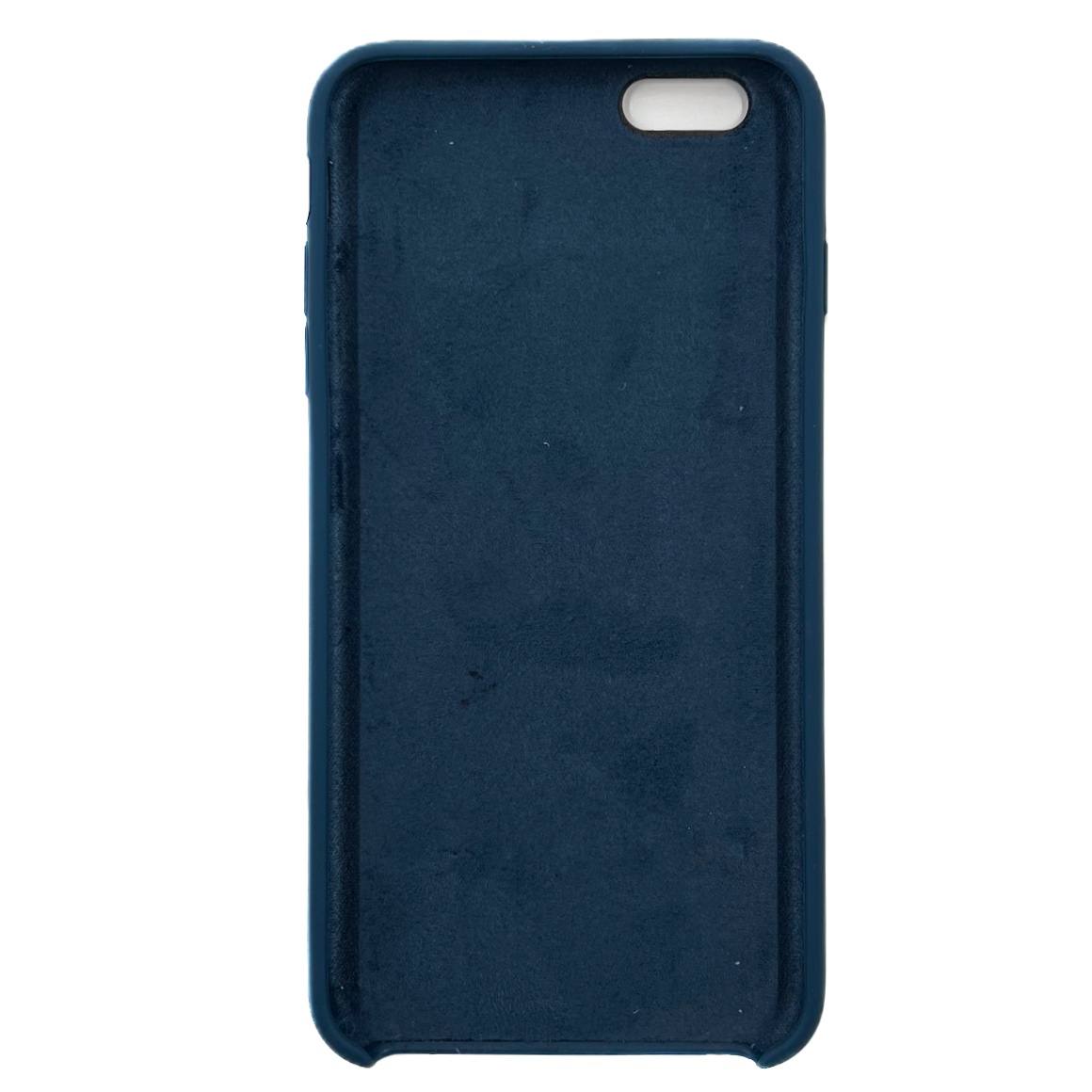 Чехол силиконовый гладкий Soft Touch iPhone 6 Plus/ 6S Plus, космический синий №35