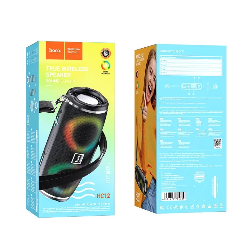 Колонка портативная HOCO HC12 Sport Bluetooth speaker, черная
