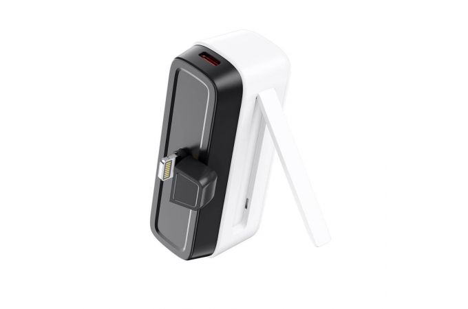 Внешний аккумулятор Power Bank 5000 mAh XO PR224 iP Quick Charge с подставкой, белый