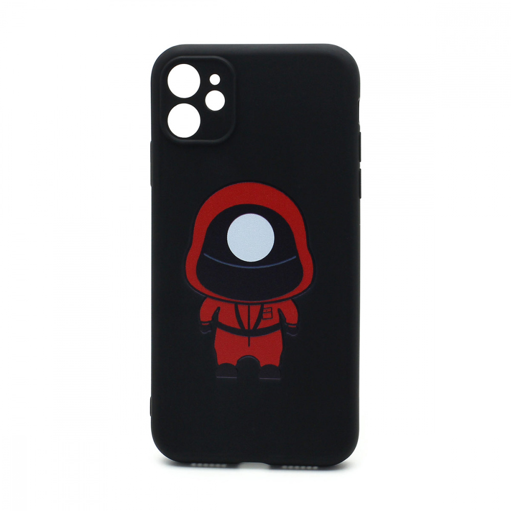 Чехол силиконовый Squid game 2 iPhone 11 рисунок №003