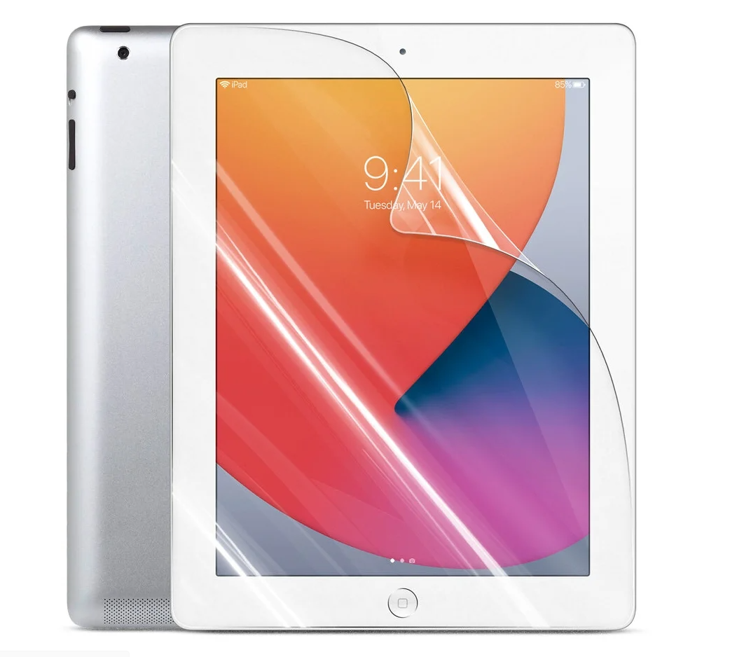 Защитная пленка для iPad 2/ 3/ 4 Polimer Nano Ceramic (белая рамка)