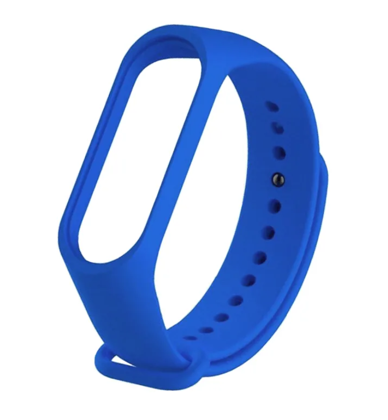Ремешок силиконовый для Mi Band 3/ 4, синий №23