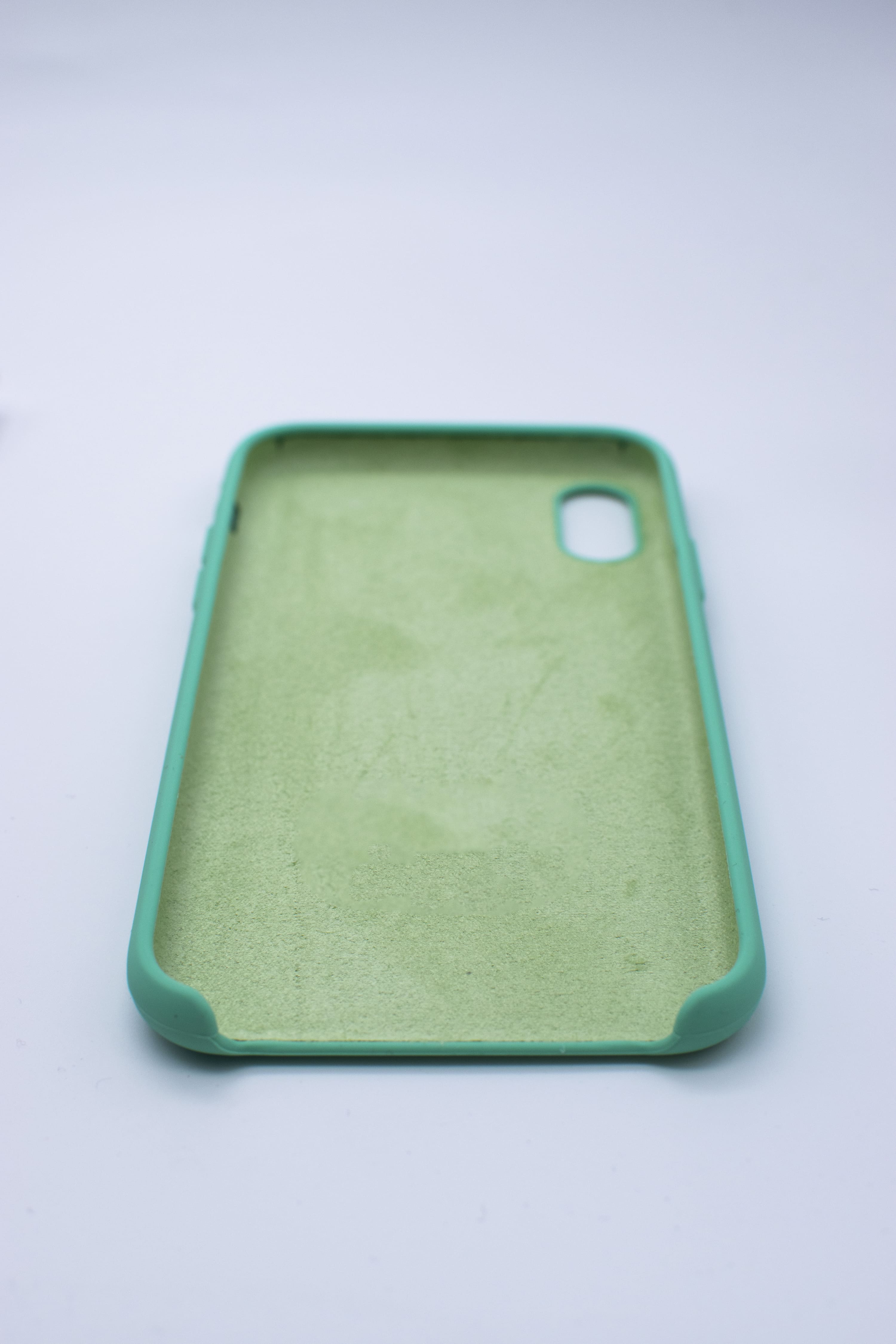 Чехол силиконовый гладкий Soft Touch iPhone X/ XS, светло-зеленый №50