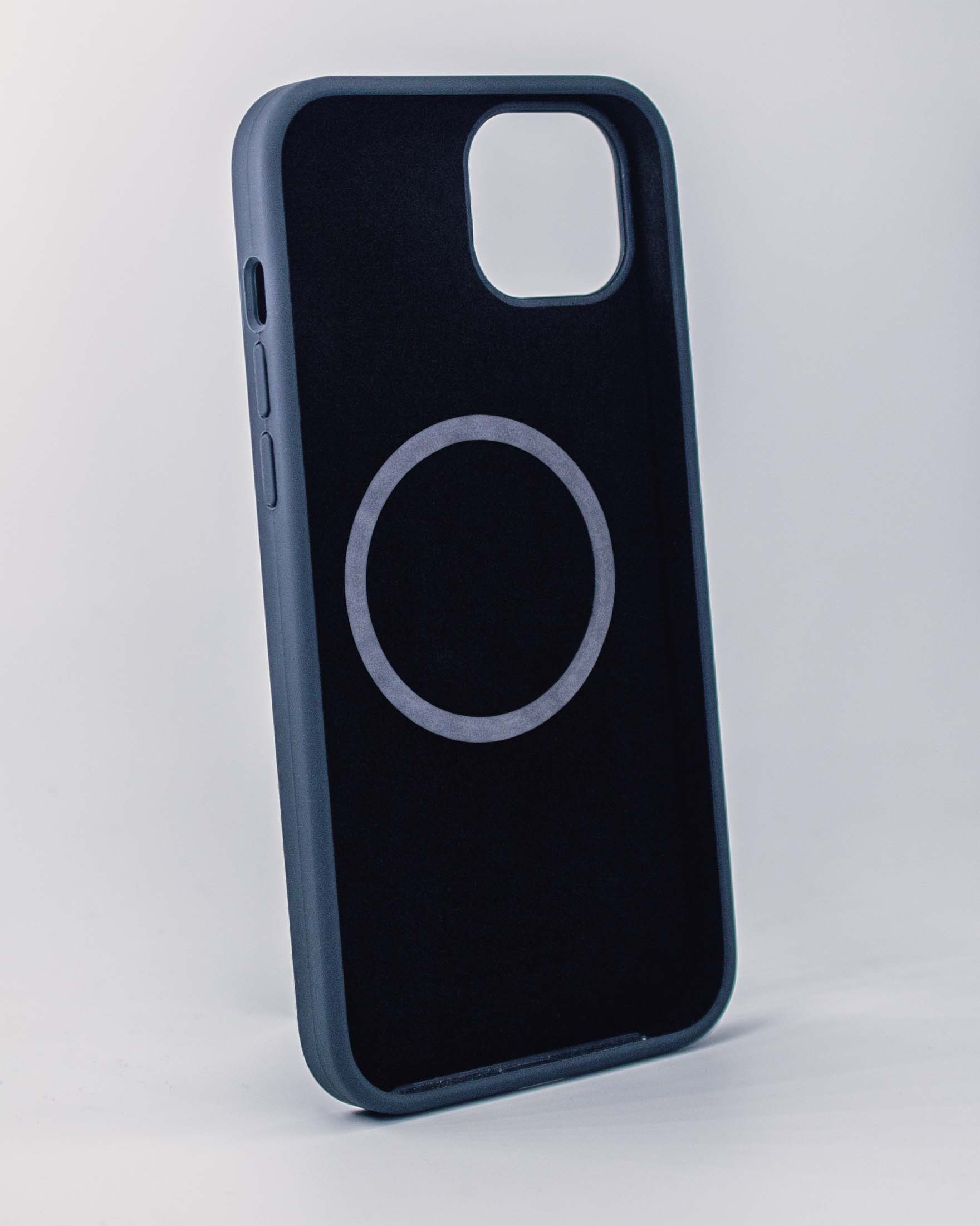 Чехол Piblue iPhone 14 Plus Silicone MagSafe, черный