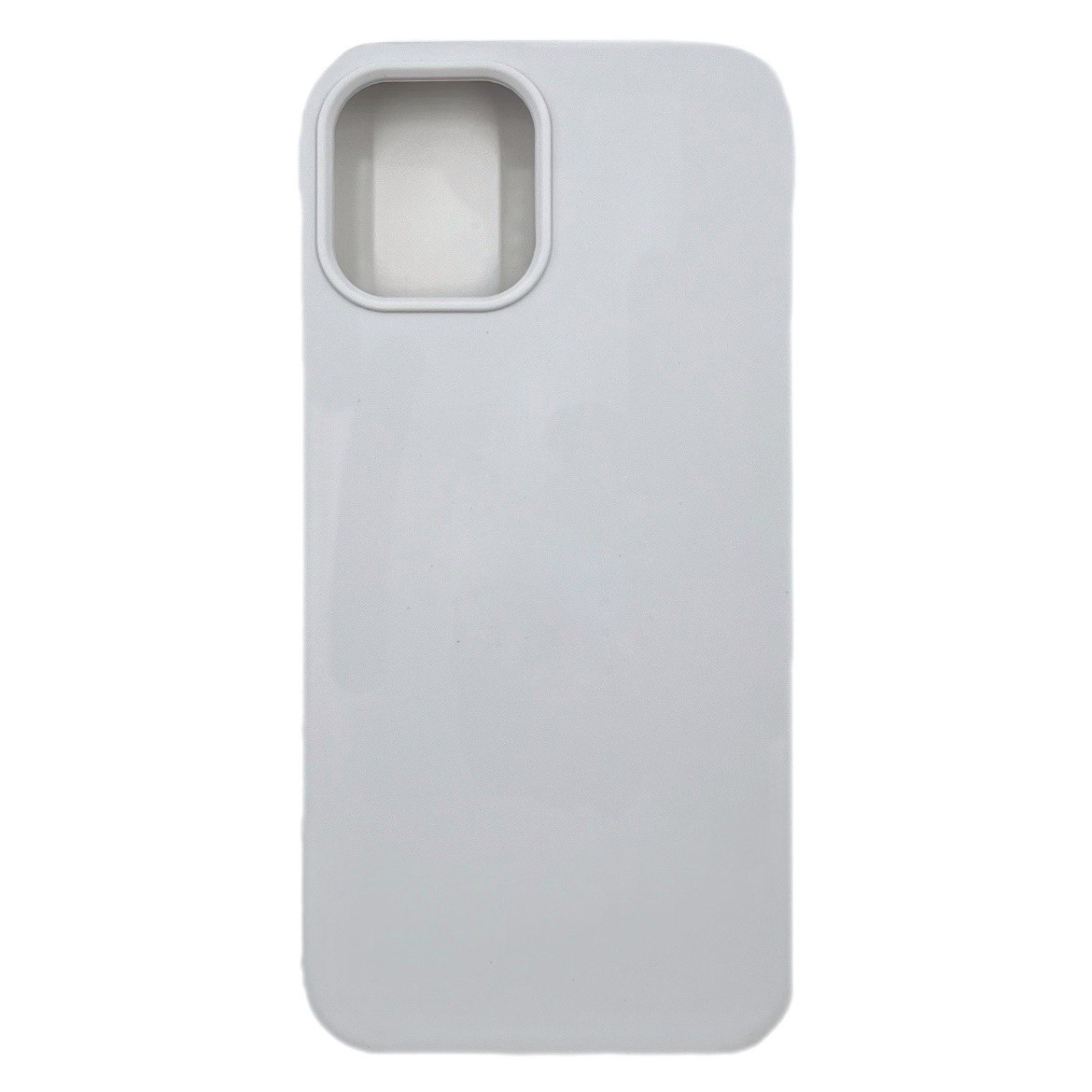 Чехол силиконовый гладкий Soft Touch iPhone 12 mini, белый №9 (закрытый низ)