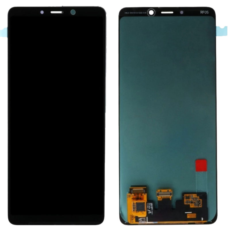 Дисплей Samsung A920F GALAXY A9 2018 в сборе с тачскрином и рамкой, Черный (OR100%)