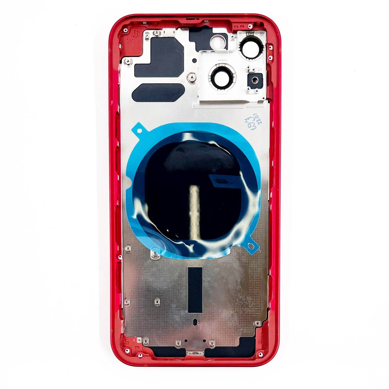 Задняя крышка/ Корпус iPhone 13 в сборе с рамкой , красный (CE)