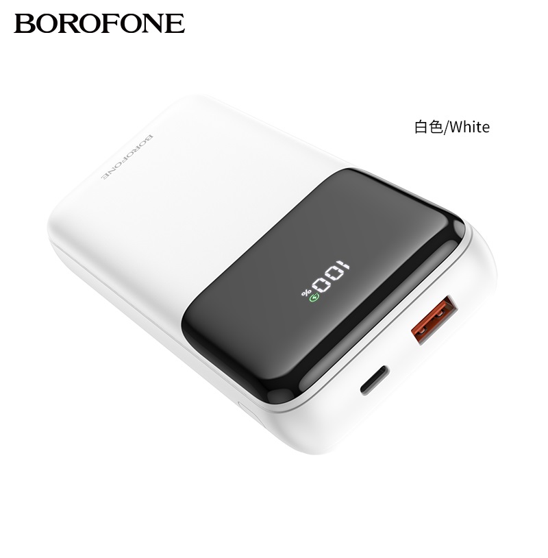 Внешний аккумулятор Power Bank 20000 mAh BOROFONE BJ22A 22.5W, PD20W, белый
