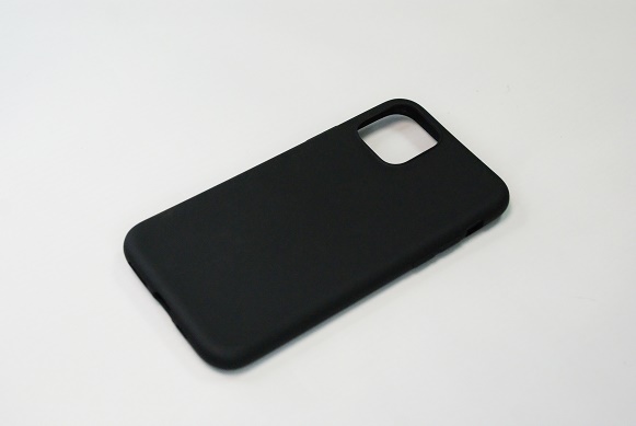 Чехол силиконовый матовый iPhone 11 Pro, черный