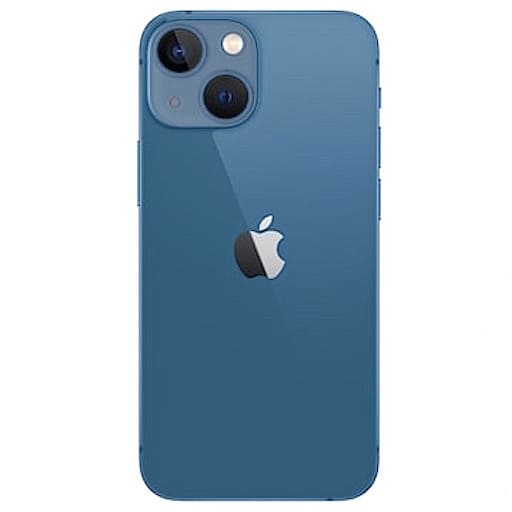 Задняя крышка iPhone 13 стеклянная, легкая установка , синий (литое стекло) (Org)