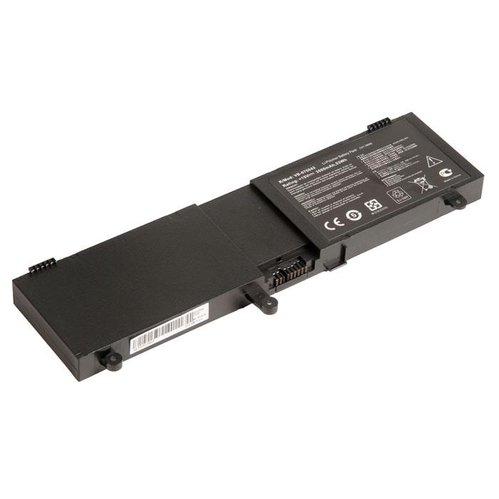 АКБ для ноутбука Asus N550J (N550-4S1P) 15V 3500mAh (OEM) черная