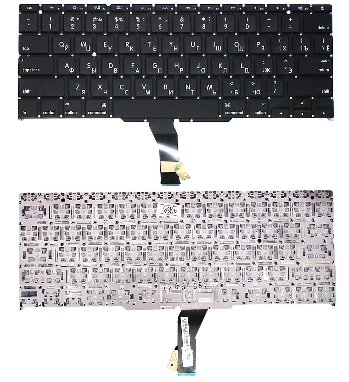 Клавиатура MacBook Air 11" A1370 (2011-2017) Прямой Enter (ANSI) RUS (Org)