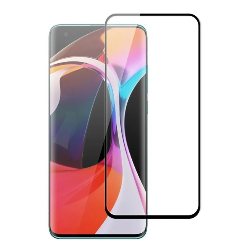 Защитное стекло Xiaomi Mi 10/ Mi 10 Pro 11-20D, черное (упаковка)