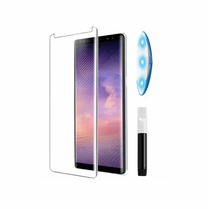 Защитное стекло Samsung S21 Plus SM-G996 UV с ультрафиолетовым отвердителем