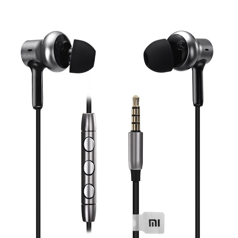 Наушники проводные Xiaomi Mi In-Ear Headphones Pro HD серые