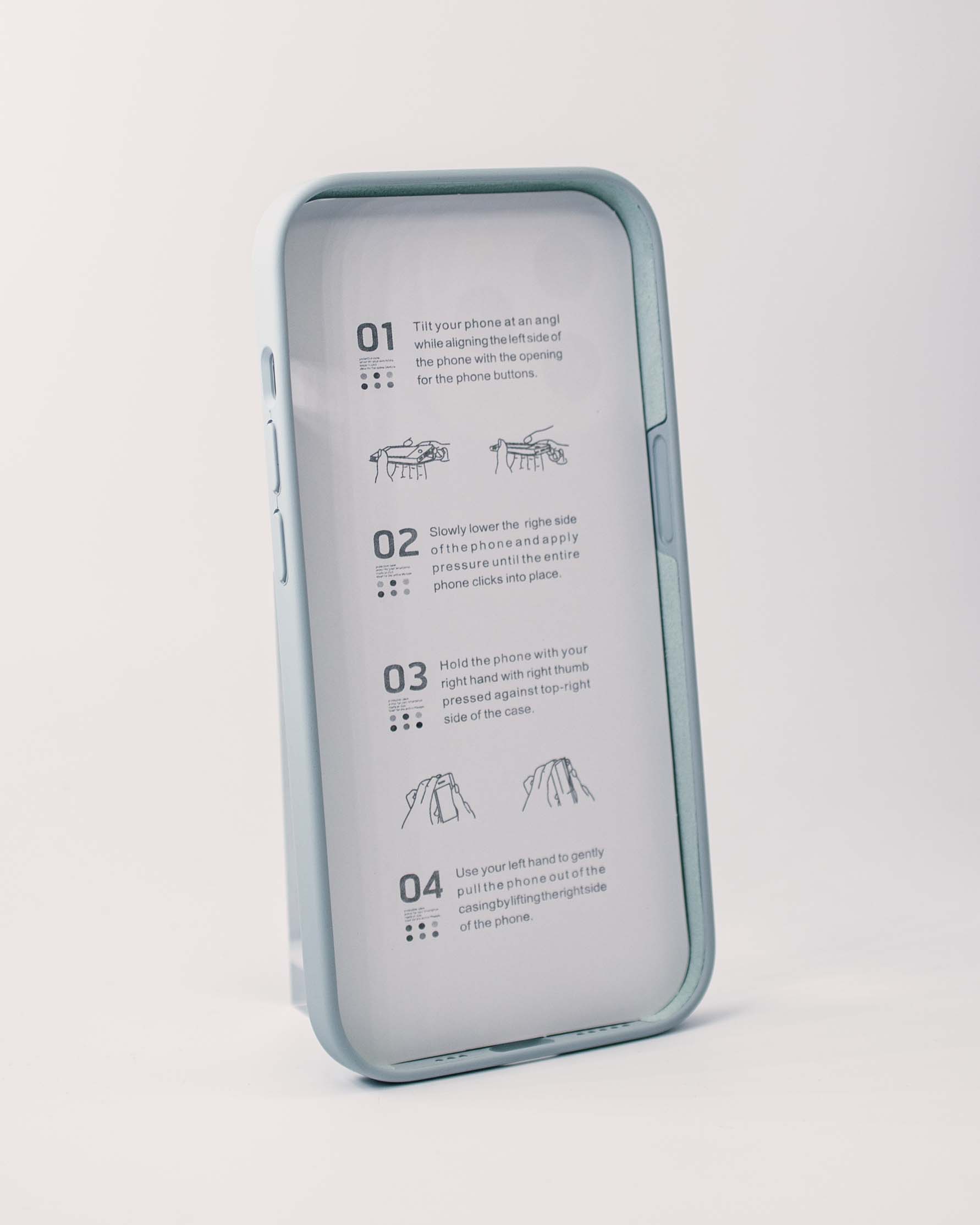 Чехол Piblue iPhone 14 Pro Silicone MagSafe, голубой