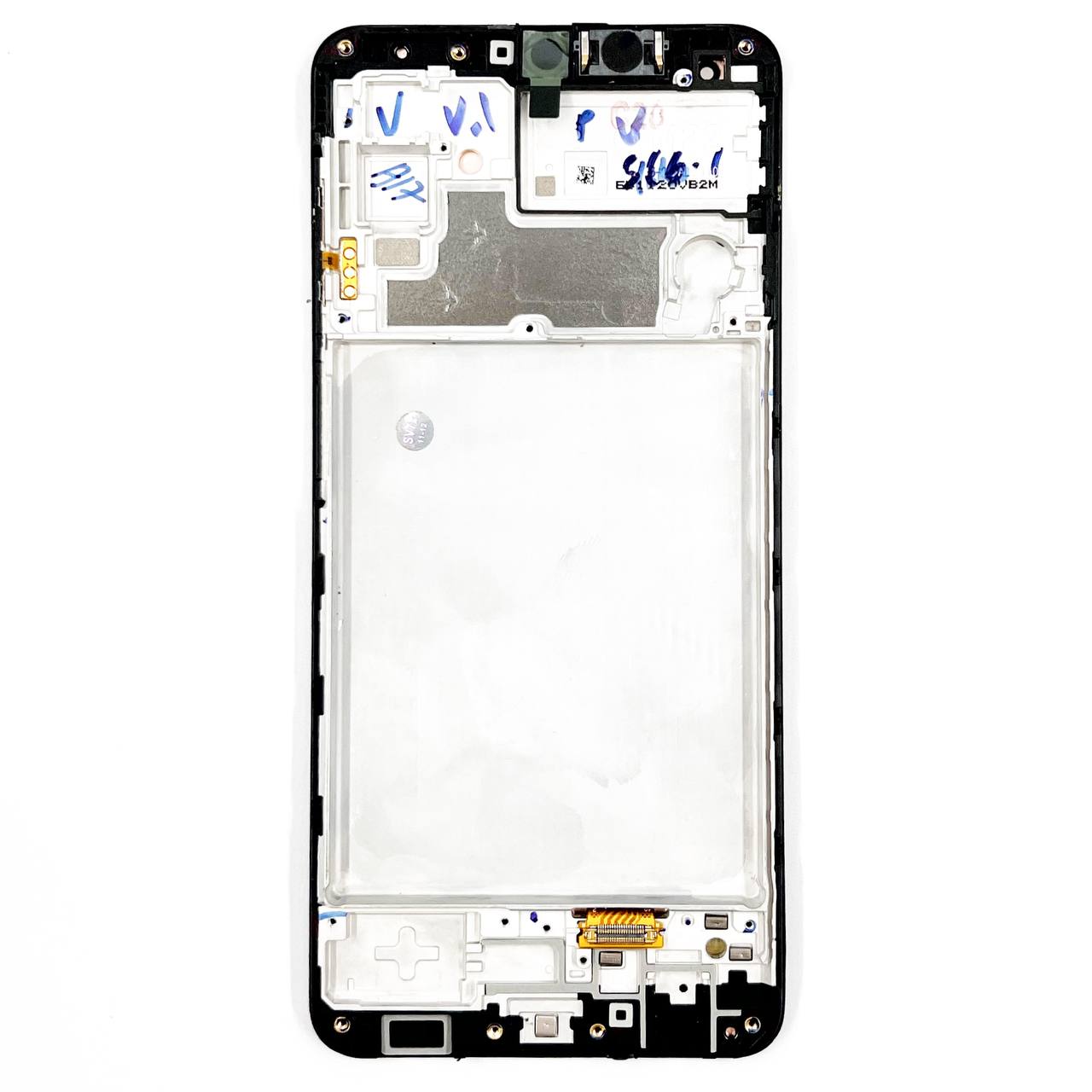 Дисплей Samsung M325F GALAXY M32 в сборе с тачскрином и рамкой, Черный (OR100%)