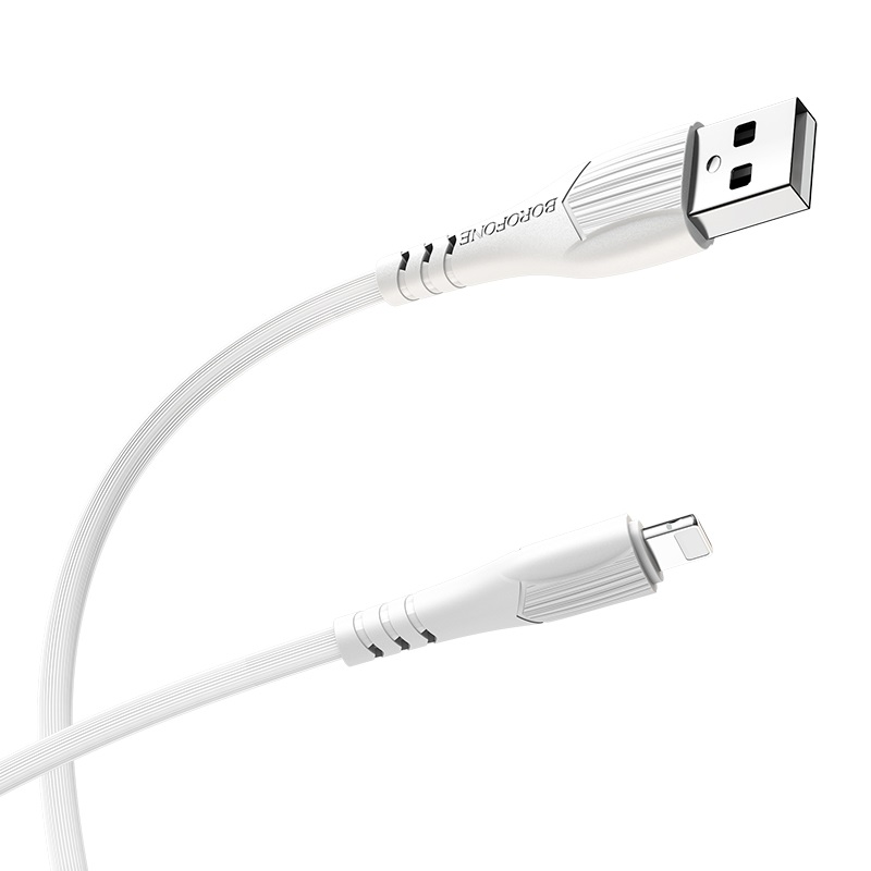 USB кабель Lightning BOROFONE BX37 Wieldy (100см), белый