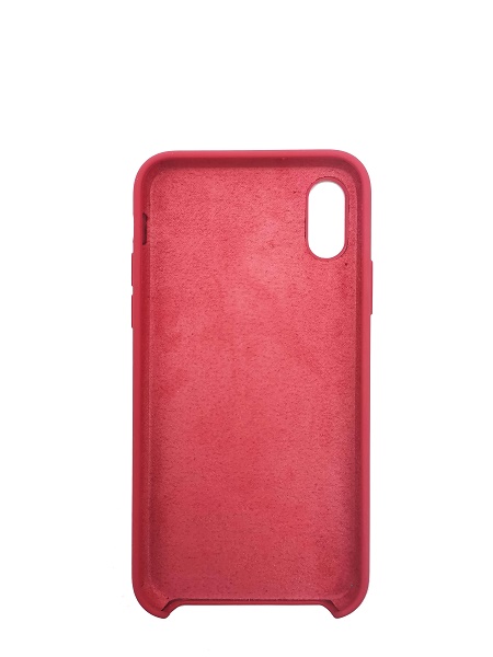 Чехол силиконовый гладкий Soft Touch iPhone X/ XS, лососевый №25