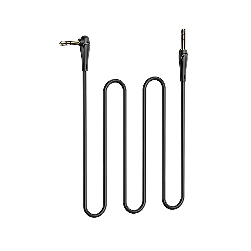 Кабель AUX джек 3,5 выход/3,5 выход HOCO UPA14 (100см), черный