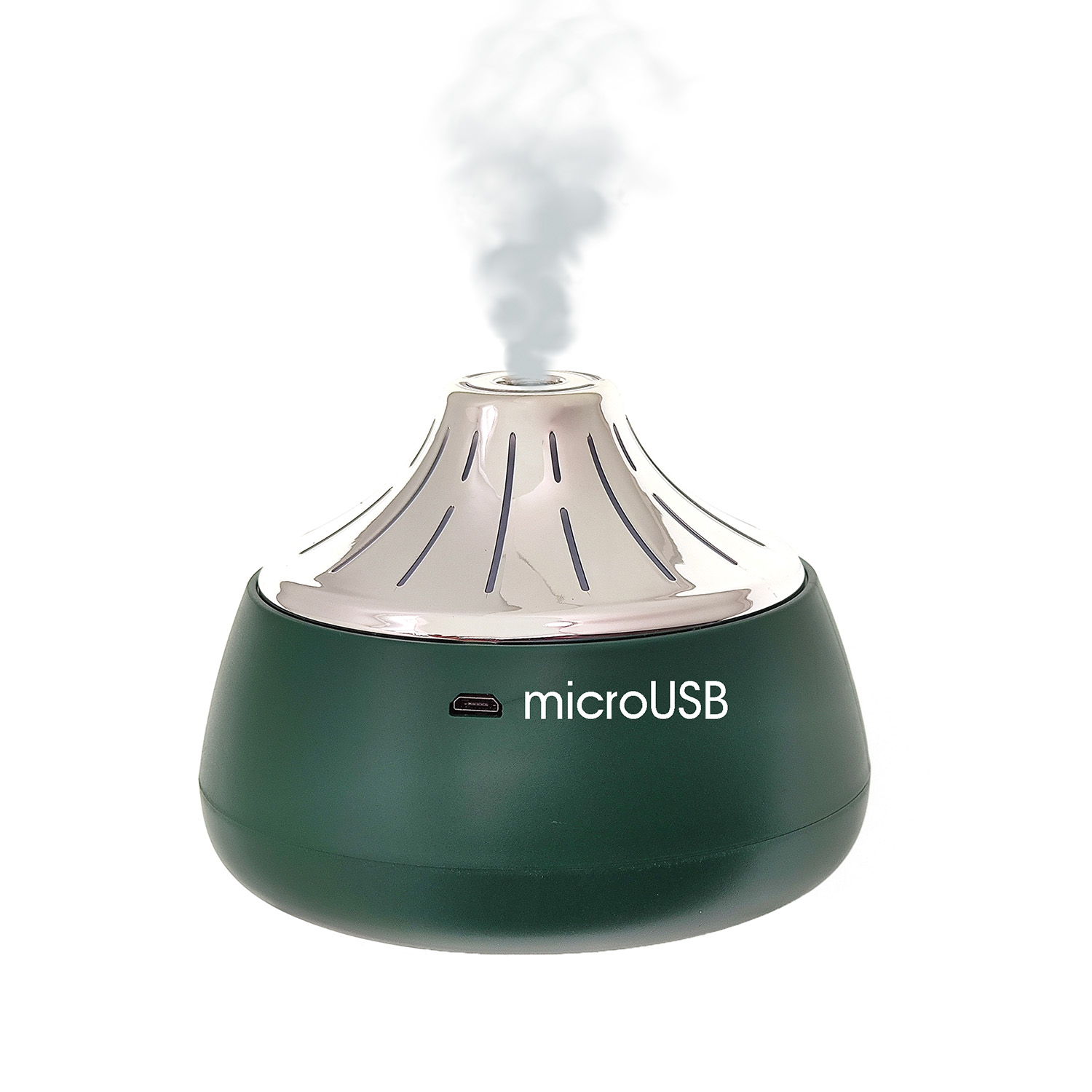 Увлажнитель воздуха настольный HOM02, изумрудный с серебром