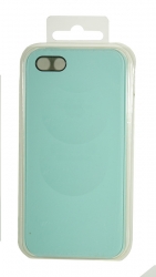 Чехол силиконовый гладкий Soft Touch iPhone 5/ 5S/ SE, мятный №21