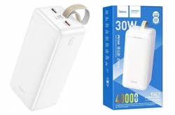Внешний аккумулятор Power Bank 40000 mAh HOCO J111C PD30W+QC3.0, белый