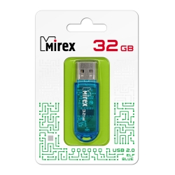 USB флеш-накопитель Mirex 32 GB USB 2.0 ELF, синий USB флеш-накопитель Mirex 32 GB USB 2.0 ELF, синий