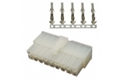 Коннектор провода питания 18pin (2*9pin) Коннектор провода питания 18pin (2*9pin)