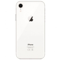 Задняя крышка iPhone XR стеклянная, легкая установка, белый, (литое стекло) (Org) (CE)