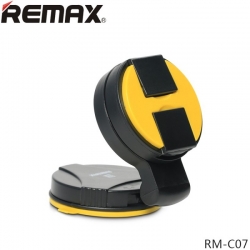 Держатель автомобильный REMAX RM-C07, черно-желтый Держатель автомобильный REMAX RM-C07, черно-желтый