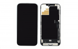 Дисплей iPhone 12 Pro Max в сборе с тачскрином, Черный (Soft OLED GX)