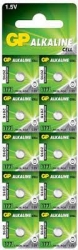 Батарейка для часов GP AG4 LR626/10BL 177F (1,5V, алкалиновая) упаковка 10 шт Батарейка для часов GP AG4 LR626/10BL 177F (1,5V, алкалиновая) упаковка 10 шт