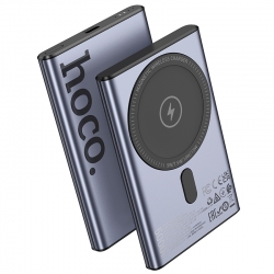 Внешний аккумулятор Power Bank 5000mAh HOCO Q32 Bird PD20W+QC3.0 MagSafe, черный Внешний аккумулятор Power Bank 5000mAh HOCO Q32 Bird PD20W+QC3.0 MagSafe, черный