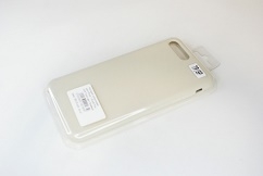 Чехол силиконовый гладкий Soft Touch iPhone 7 Plus/ 8 Plus, бежевый (без логотипа)