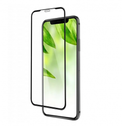 Защитное стекло iPhone XS Max/ 11 Pro Max HOCO A12 с выпуклой черной окантовкой