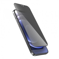 Защитное стекло iPhone 12 Pro Max HOCO A12 Pro AntiSpy, 3D, черное Защитное стекло iPhone 12 Pro Max HOCO A12 Pro AntiSpy, 3D, черное