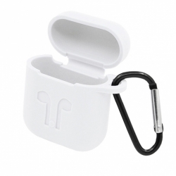 Чехол-бокс для Apple Airpods силиконовый, белый №5