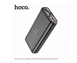 Внешний аккумулятор Power Bank 20000 mAh HOCO Q13 Discovery Edition PD65W, черный