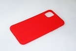 Чехол силиконовый матовый iPhone 11 Pro Max, красный
