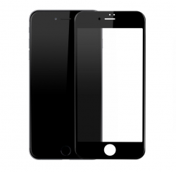 Защитное стекло iPhone 7/ 8/ SE 2 18D (тех упаковка), черное