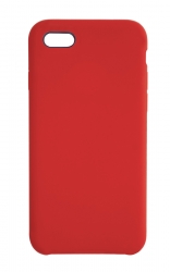 Чехол силиконовый гладкий Soft Touch iPhone 6/ 6S, красный (без логотипа)