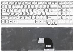 Клавиатура для ноутбука Sony Vaio SVE15 белая