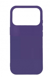 Чехол силиконовый гладкий Soft Touch iPhone 17 Pro, аметист (закрытый низ)
