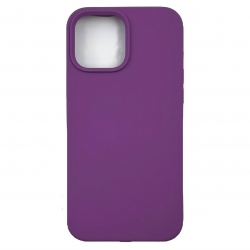 Чехол силиконовый гладкий Soft Touch iPhone 13 Pro Max, сливовый