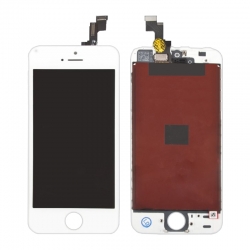 Дисплей iPhone 5S/ SE в сборе с тачскрином, Белый (LCD OR/ FOG)