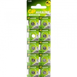 Батарейка для часов GP AG3 192F 10BL (1,5V, алкалиновая) упаковка 10 шт Батарейка для часов GP AG3 192F 10BL (1,5V, алкалиновая) упаковка 10 шт
