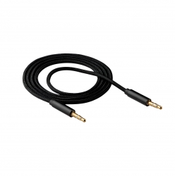 Кабель аудио AUX 3,5 WALKER A-A WCA-174 в тканевой обмотке (100см), черный Кабель аудио AUX 3,5 WALKER A-A WCA-174 в тканевой обмотке (100см), черный